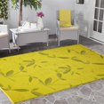 thumbnail image 5 of Erbanica 6' x 9' Yellow Lemon Reversible Indoor/Outdoor Plastic Rug, 5 of 5
