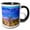 Black/White, variant on 3drose, Old Wood Branch, Abajo Mountains, Canyonlands National Park, Moab, Ut, 11oz Two-tone Black Mug