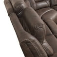 thumbnail image 2 of Aria 3PC Reclining Sectional - Saddle Brown, 2 of 10