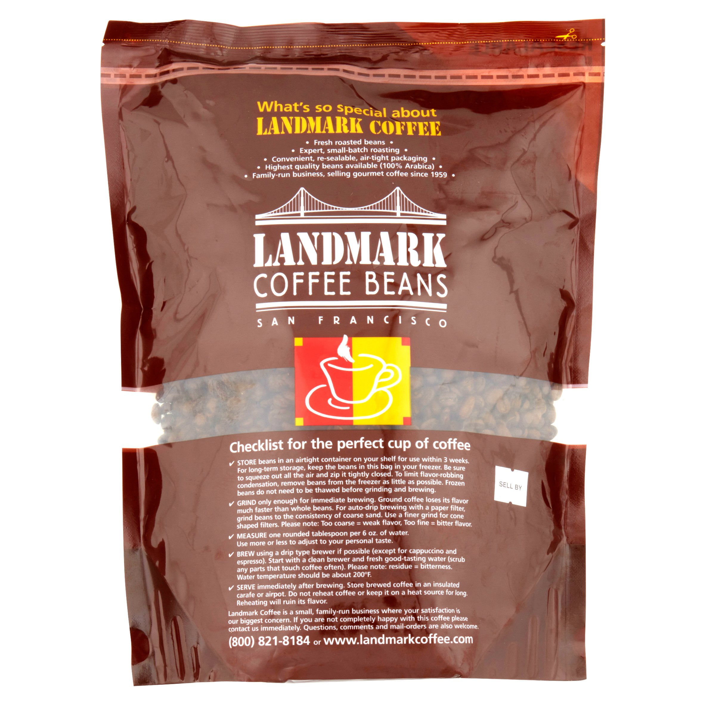 Landmark Coffee Beans Colombian Supremo Whole 32 Oz Landmark Coffee Beans Colombian Supremo Whole 32 Oz
