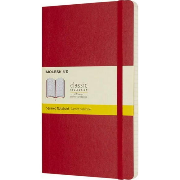 Moleskine Classic L Soft Cover Squared Notebook
