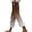 Brown, variant on Staron Women's Casual Loose Harem Pants Cropped Drawstring Tie-Dye Fashion Pockets Capri Trousers, Blue XXL