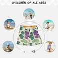 thumbnail image 6 of FORMRS Boys Swim Trunks Quick Dry Mesh Liner Boardshorts Sizes XS-XL, Purple Clover Pattern, 6 of 7