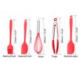 thumbnail image 2 of Uxcell Kitchen Utensil Set - 10 in 1 Silicone Cooking Utensils for Nonstick Cookware Red, 2 of 6