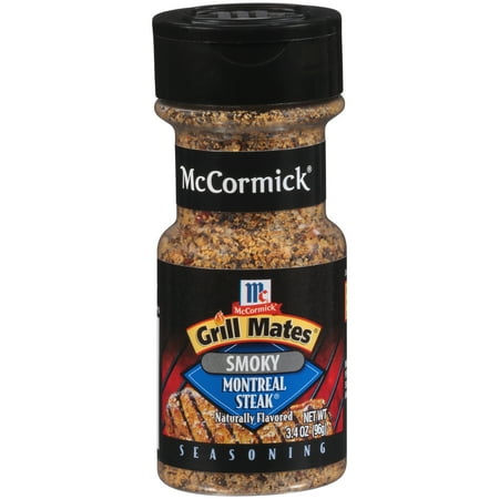 - (2 Pack) McCormick Grill Mates Smoky Montreal Steak Seasoning, 3.4 oz