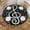Music Notes, variant on Blue Grey and Navy Chrysanthemum Flowers Tablecloth with Elastic Edge, Round Table Cloth Daisy Floral Washable Reusable Table Cover for Kitchen Dining Party Picnic, Small