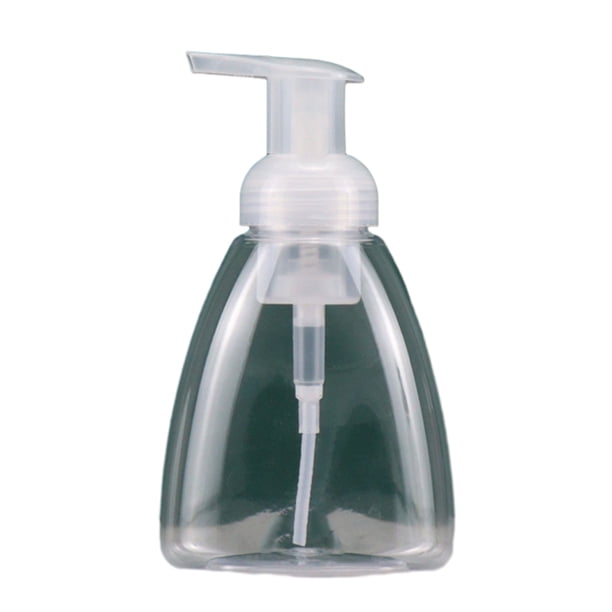 Bewildely El jabón portátil de la loción del ABS embotella el peso ligero y fácil embalar para la botella líquida hermética de los viajeros Juegos de accesorios de baño Color transparente 300ML