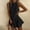 Black, variant on Women's Casual Dress Women's Summer Sleeveless Casual Dress Printed Loose Beach Dress Yellow L