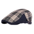 thumbnail image 2 of QASIEATN Popular Beret Hat for Women Autumn/Winter Hats Checked Cap Women's Casual Forward Hats Winter Newsboy Hats Warm Fall Fashion Accessories, 2 of 5
