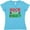 Aqua, variant on Inktastic Nice Until Proven Naughty with Holly and Gingerbread Man Women's V-Neck T-Shirt
