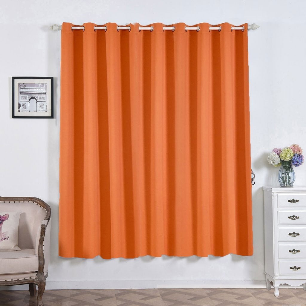 Coral Blackout Curtains | 2 Packs | 52 x 84 Inch Grommet Curtains
