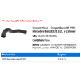 thumbnail image 2 of Coolant Hose - Compatible with 1995 Mercedes-Benz E320 3.2L 6-Cylinder, 2 of 2