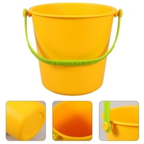 Minkissy 2Pcs Small Pail Lightweight Design Plastic Bucket For Family Activities