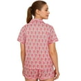 thumbnail image 3 of HITIME Pijama para Mujer de Seda de Leche Talla M, Conjunto de Short y Playera, Tela Ultra Suave y Transpirable, Comodidad de Lujo para Dormir o Lounge, 3 of 8
