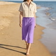 thumbnail image 2 of TRUBKH Shorts for Women Basketball Active Shorts Moisture Wicking Outing Shorts Soft Women Workout Shorts Cute Shorts Women Beach Shorts Summer Trendy with Lace Up Flowy Shorts Purple S, 2 of 9