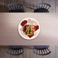 thumbnail image 3 of Round Placemat for Dining Table, Rubber Kitchen Table Mat Valentines Day Home Decor, 3 of 6