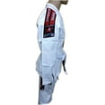 thumbnail image 4 of Woldorf USA BJJ Brazilian Jiu Jitsu Uniform Kimono for Competition Size 3 A1 Light Weight Kickboxing Grappling Uniforms Pre - Shrunk GIS White, 4 of 4