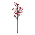 thumbnail image 5 of Selrti Artificial Red Berry Pick Christmas Holly Berries Stem Faux Plants Foam Berries Branch Xmas Holiday Wedding Party Home Decoration, 5 of 8