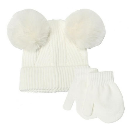 

Newborn Baby Girls Boys Winter Warm Knit Hat Warm Cute Lovely Beanie Cap Gifts + Glove Set 2-6Y