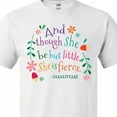 thumbnail image 4 of Inktastic She is Fierce Funny Shakespeare Quote Gift T-Shirt, 4 of 5