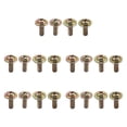 thumbnail image 4 of 20 piezas Tornillos de tambor de batería, parte del tambor, fácil de instalar, set de tambor Lugs de tambor de metal para reemplazar las piezas de, 4 of 8