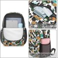 thumbnail image 4 of Tractor and Haybales White Pattern 17" School Backpacks for Teens,Waterproof Oxford Fabric,S-Shape Padded Straps for School,Travel,Hiking,Camping, 4 of 6