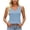 Light Blue, variant on Women's Wool Blend Slim Fit Sweaters Double V-Neck All-Season Tank Army Green,XL