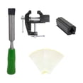 thumbnail image 4 of Kit de abrazadera de tornillo de banco para palos de golf, tornillo de banco de mesa, regalos, cinta de agarre práctica y fácil de usar Removedor verde, 4 of 9