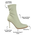 thumbnail image 2 of Journee Collection Womens Gizzel Almond Toe Stiletto High Ankle Booties, 2 of 6