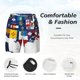 thumbnail image 3 of Fotbe The Map Of United States Traje de Baño para Hombre – Shorts de Natación de Secado Rápido con Forro y Bolsillos-Small, 3 of 6