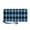 Argyle Check Pattern, variant on Women's Wristlet Wallet with Butterfly Chain Pattern, Waterproof PU Leather Zip around Purse for Phone and Cash for Travel and Beach