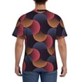 thumbnail image 2 of Rocae Circular Stripes for Men's Moisture-Wicking Crew Tee - T-Shirt for Sports, Outdoor Activities, and Casual WearMedium, 2 of 9