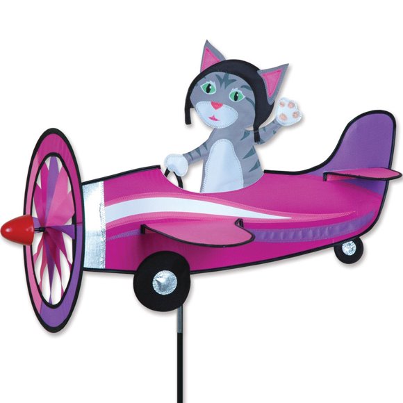 Premier 26794 Pilot Pal Spinner, Chat, 27 par 17 Pouces