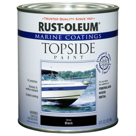 Rust-Oleum Marine Coatings Topside Marine Paint Gloss Black,