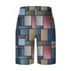 thumbnail image 3 of Pantalones Cortos Casuales para Hombre Impresos con Bolsillos Pantalones de Pijama de Cintura Elástica para Hombres, Verano de Poliéster Ligero, 3 of 4