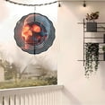 thumbnail image 6 of Futuristic Metal Hanging Wind Spinners with Intricate Wave Patterns - Striking Yard and Garden Wind Chimes with Glowing Accents, 6 of 6
