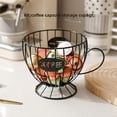 thumbnail image 5 of Black Iron Art European-Style Desktop Organizer: Multifunctional Storage Rack for Coffee Capsules, Snacks, Candies & Small Items – Space-Saving Countertop Display Shelf for Home, Kitchen & Café with, 5 of 5