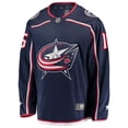 thumbnail image 2 of Men's Fanatics Brendan Gaunce Navy Columbus Blue Jackets Home Breakaway Jersey, 2 of 3
