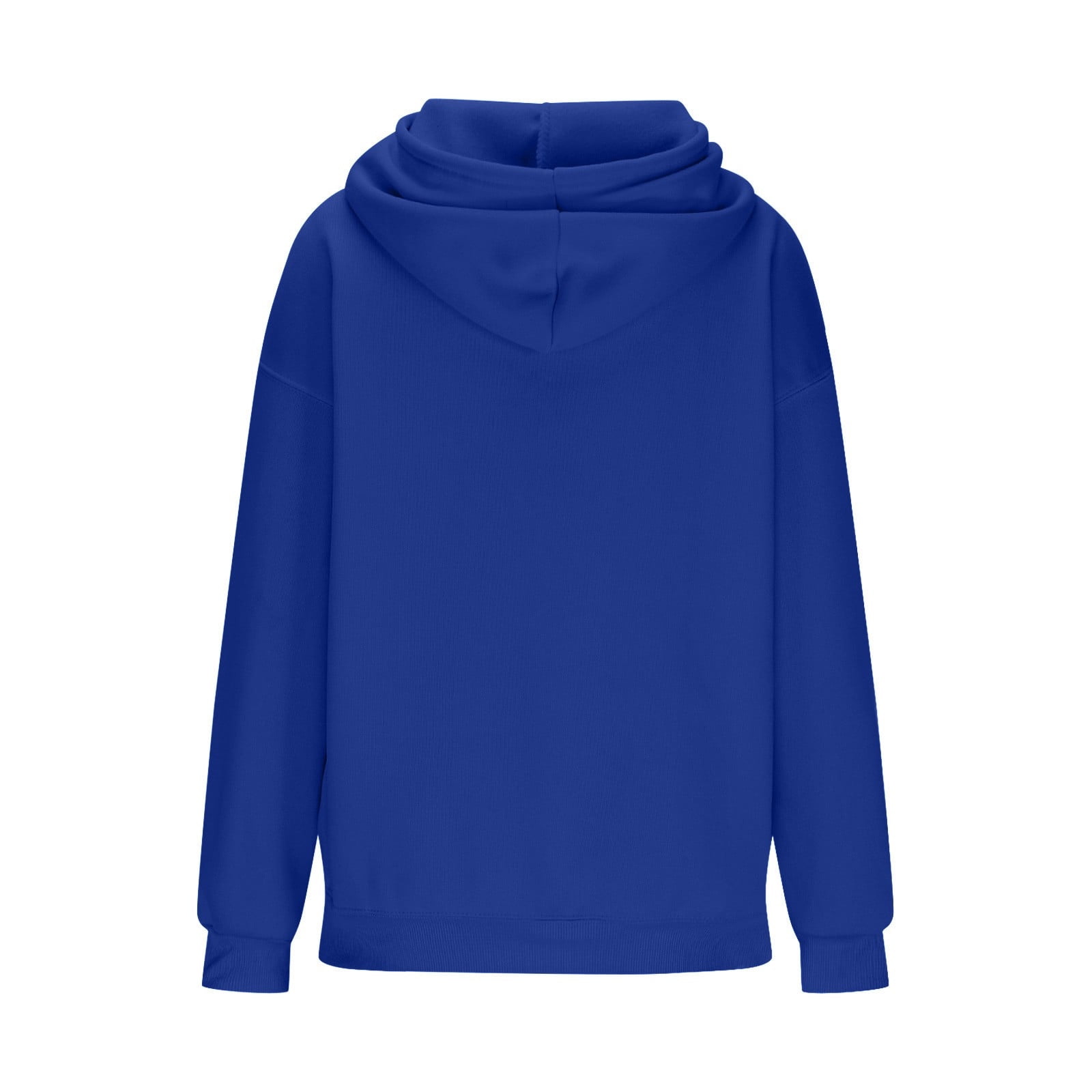 Plus Size Hoodies for Women with Front Pocket Pullover Fleece Lined Sweatshirts Ladies Casual Solid Loose Basic Comfort Hooded Tops XS-5X