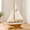 Ivory Natural, variant on Wooden Sailboat Model Sailing Ship, 8-Inch, Set of 2