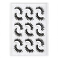 thumbnail image 4 of 9 Pairs False Eyelashes Fake Lashes Long Makeup 3D Mink Lashes Eyelash Extension Mink Eyelashes For Beauty, 4 of 4
