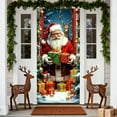 thumbnail image 6 of Hometravel Christmas Door Curtain Decor, Seasonal Entryway Display Piece, Large Scale Wall Hanging for Holiday Festival Atmosphere, 6 of 6