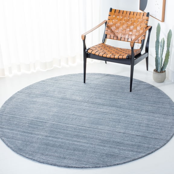 Safavieh Mirage Luanna Solid Area Rug, Dark Gray, 6' x 6' Round