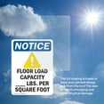 thumbnail image 6 of (2 Pack) Floor Load Capacity Sign, 6 of 7