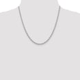 thumbnail image 2 of 14K White Gold necklace Cable chain 20 in 3.2 mm WG 3.2mm, 2 of 5