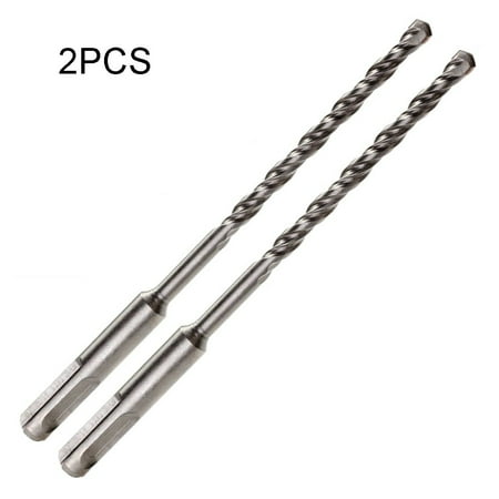 

BCLONG 2Pcs Sds Carbide Drill Bits For Concrete Brick Stone Electric Hammer Drill Bits