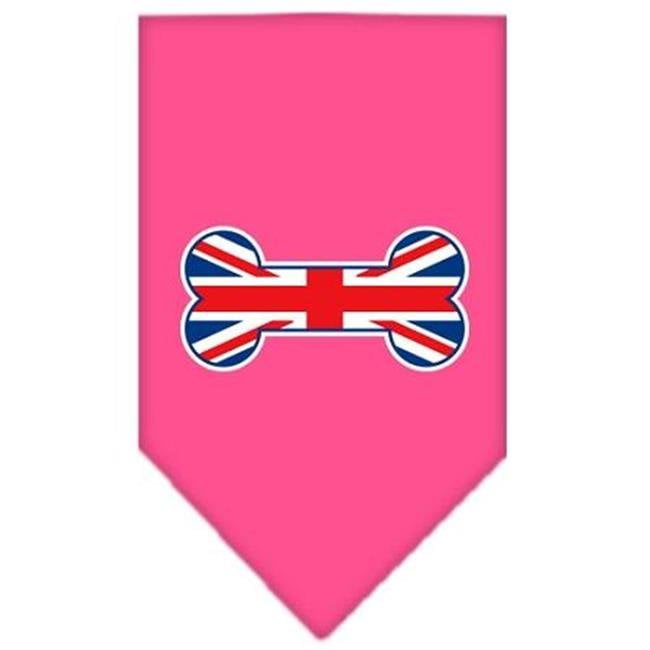 Bone Flag UK  Screen Print Bandana Bright Pink Small
