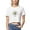 #04 White, variant on Busydd Tshirts Shirts for Women Casual Short Sleeve Cotton Summer Tops Trendy Round Neck Crop Tops for Women Comfy Breathable Graphic Tees L
