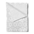 thumbnail image 2 of Abstract Soft Flannel Fleece Throw Blanket, Streaks Forming Geometrical Elements Drawn by Hand on a Plain Backdrop, Cozy Plush for Indoor and Outdoor Use, 60" x 80", Charcoal Grey White, by Ambesonne, 2 of 5