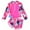 Hot Pink, variant on vigerkar 2PCS Girls Long Sleeve Swimsuit Rashguard Tankini Set Kids Swimwear Zipper 4-7 T (Purple, 6-7 Years)